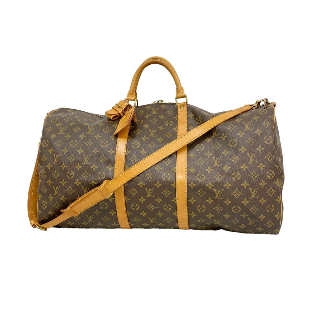 Louis Vuitton Bags - Boston Monogram Keepall Bandoulière 60 Brown Men's & Wom...